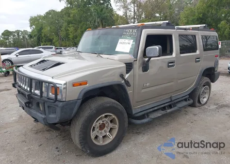 2003 Hummer H2 из США, поврежденный, VIN 5GRGN23U33H145838